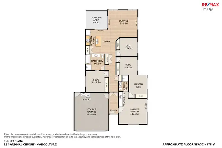 Floorplan of Homely house listing, 24 Cardinal Circuit, Caboolture QLD 4510