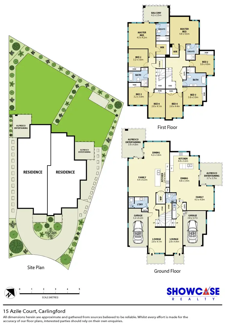 Floorplan of Homely house listing, 15 Azile Court, Carlingford NSW 2118
