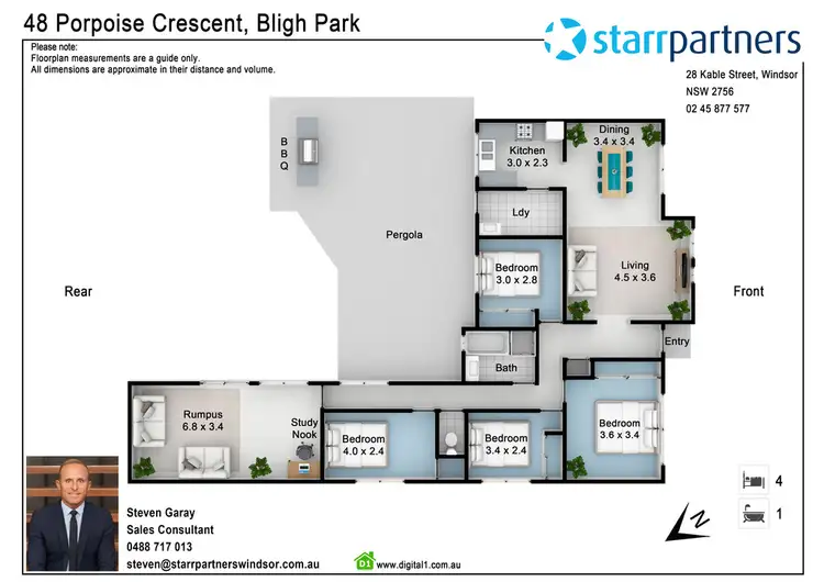 Floorplan of Homely house listing, 48 Porpoise Crescent, Bligh Park NSW 2756