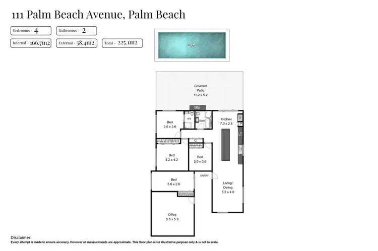 Floorplan of Homely house listing, 111 Palm Beach Avenue, Palm Beach QLD 4221