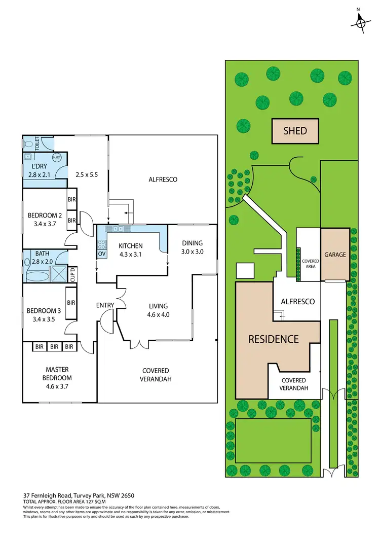 Floorplan of Homely house listing, 37 Fernleigh Road, Turvey Park NSW 2650