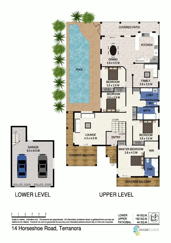 Floorplan of Homely house listing, 14 Horseshoe Road, Terranora NSW 2486