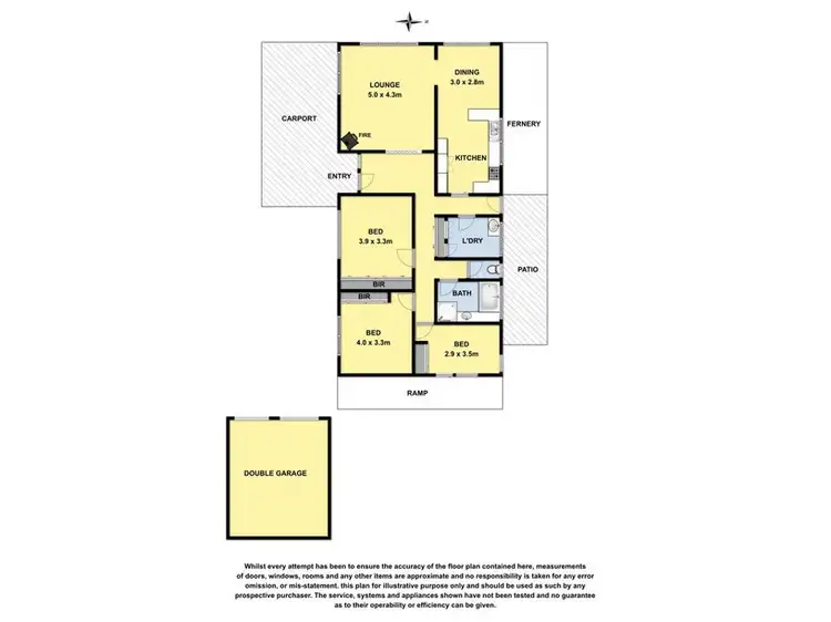 Floorplan of Homely house listing, 6 Martin Street, Elliminyt VIC 3250