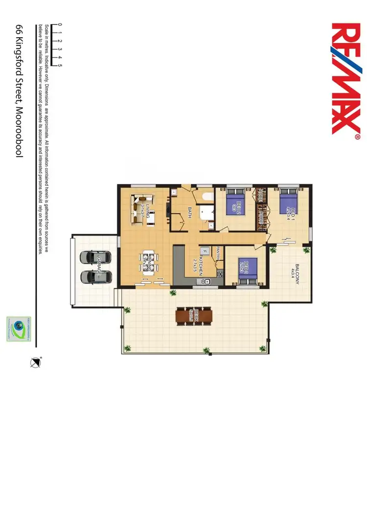 Floorplan of Homely house listing, 66 Kingsford Street, Mooroobool QLD 4870