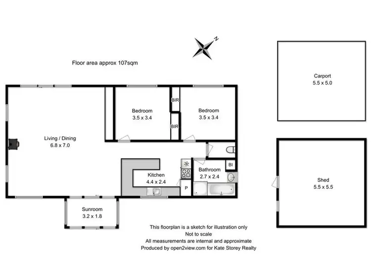 Floorplan of Homely house listing, 435 Pirates Bay Drive, Eaglehawk Neck TAS 7179