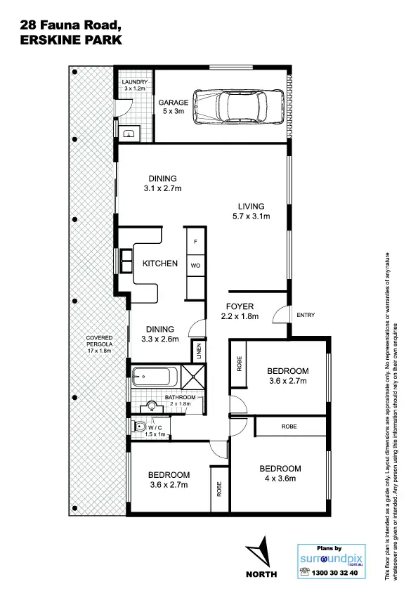 Floorplan of Homely house listing, 28 Fauna Road, Erskine Park NSW 2759