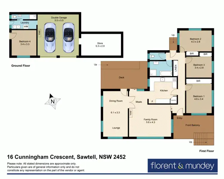 Floorplan of Homely house listing, 16 Cunningham Cres, Sawtell NSW 2452