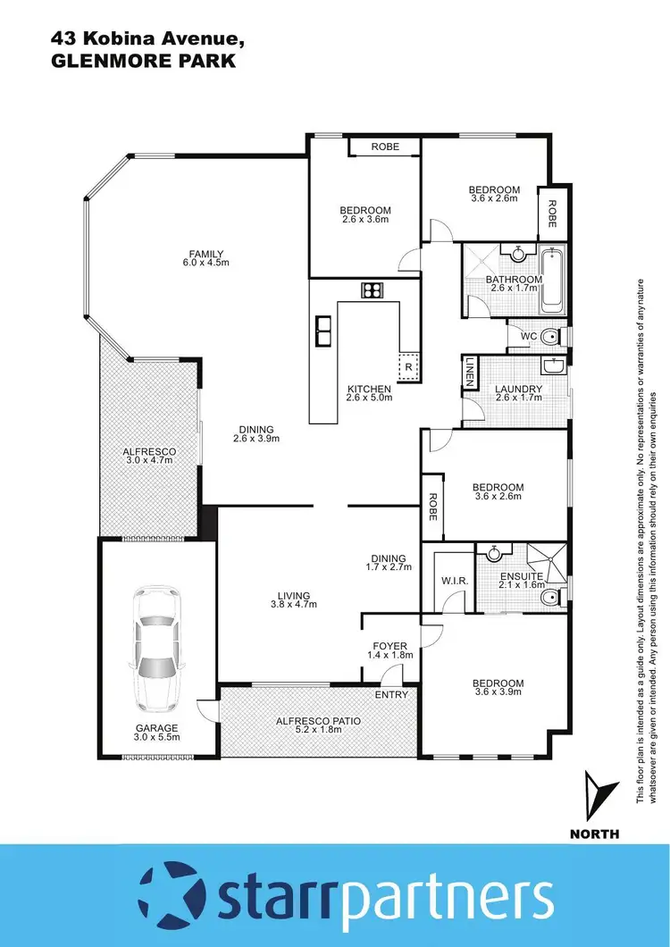 Floorplan of Homely house listing, 43 Kobina Avenue, Glenmore Park NSW 2745