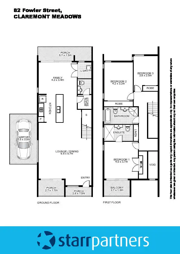 Floorplan of Homely house listing, 82 Fowler Street, Claremont Meadows NSW 2747