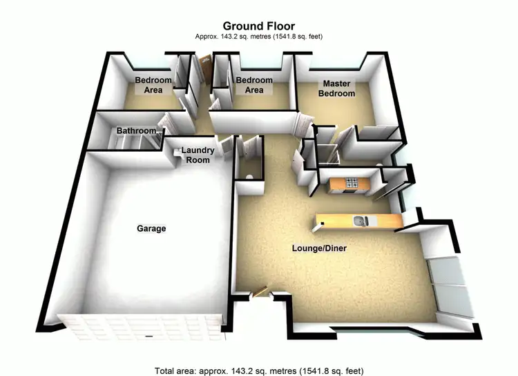 Floorplan of Homely unit listing, 1/16 Sea Eagle Drive, Lowood QLD 4311