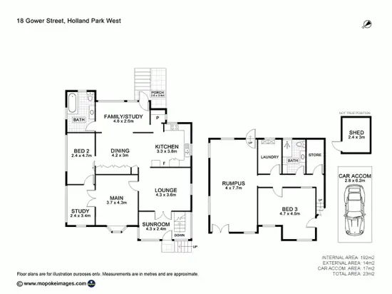 Floorplan of Homely house listing, 18 Gower St, Holland Park West QLD 4121
