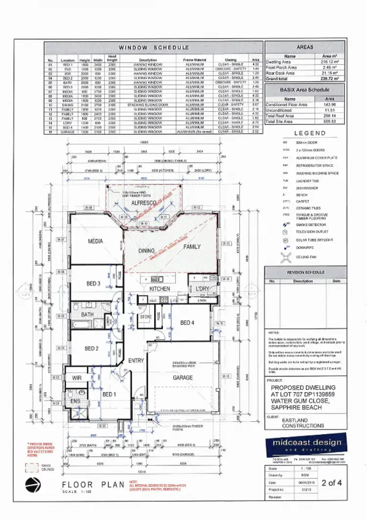 Floorplan of Homely house listing, 35 Water Gum Cl, Sapphire Beach NSW 2450