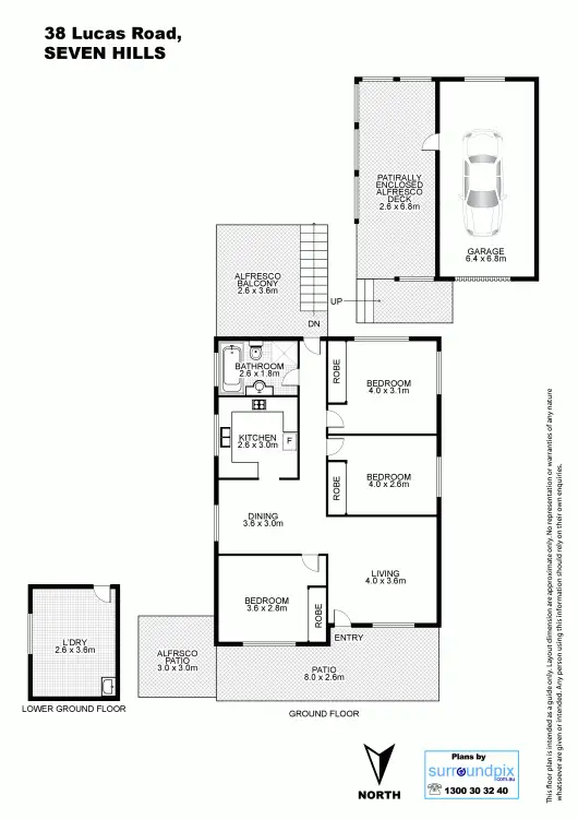 Floorplan of Homely house listing, 38 Lucas Road, Seven Hills NSW 2147