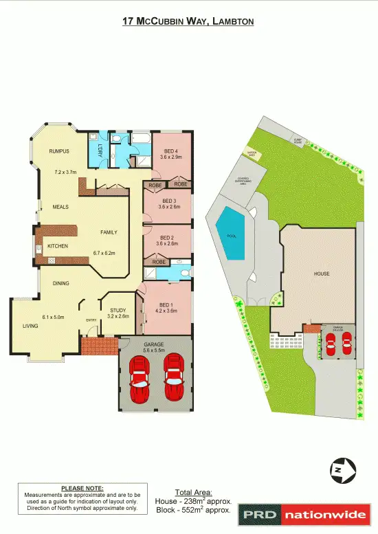 Floorplan of Homely house listing, 17 McCubbin Way, Lambton NSW 2299
