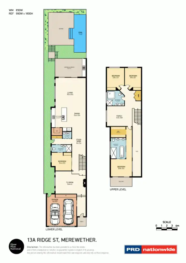 Floorplan of Homely house listing, 13A Ridge Street, Merewether NSW 2291