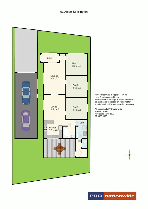 Floorplan of Homely house listing, 93 Albert Street (SOLD), Islington NSW 2296