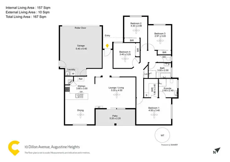 Floorplan of Homely house listing, 10 Dillon Avenue, Augustine Heights QLD 4300