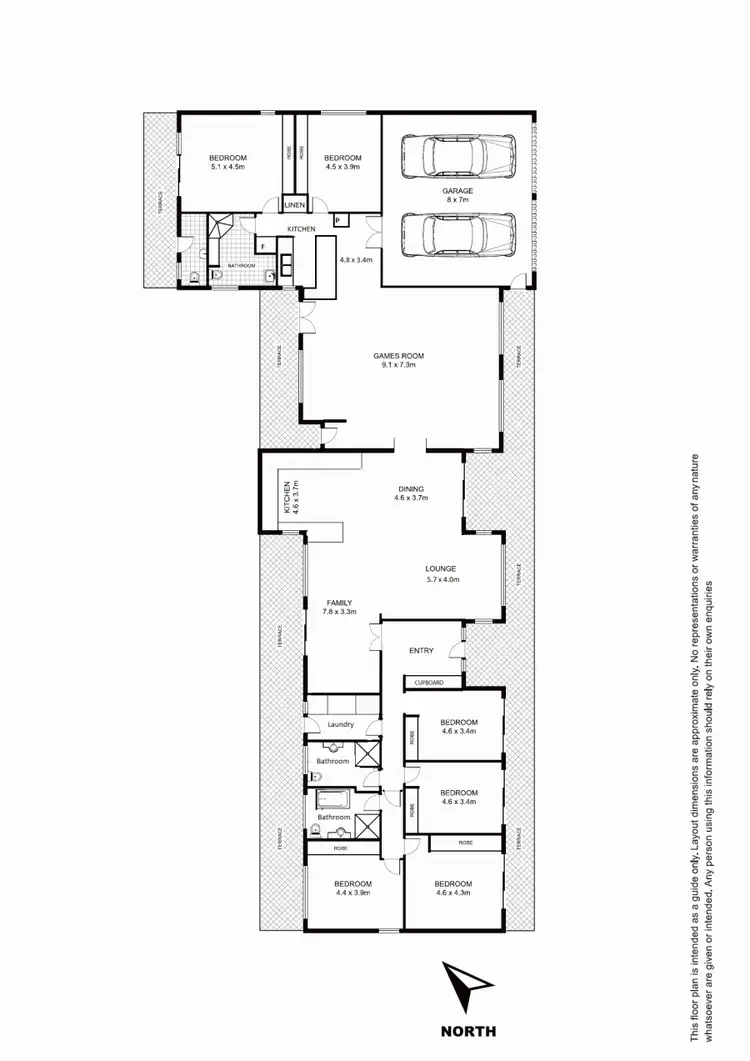 Floorplan of Homely house listing, 5 Jefferson Grove, Kenthurst NSW 2156