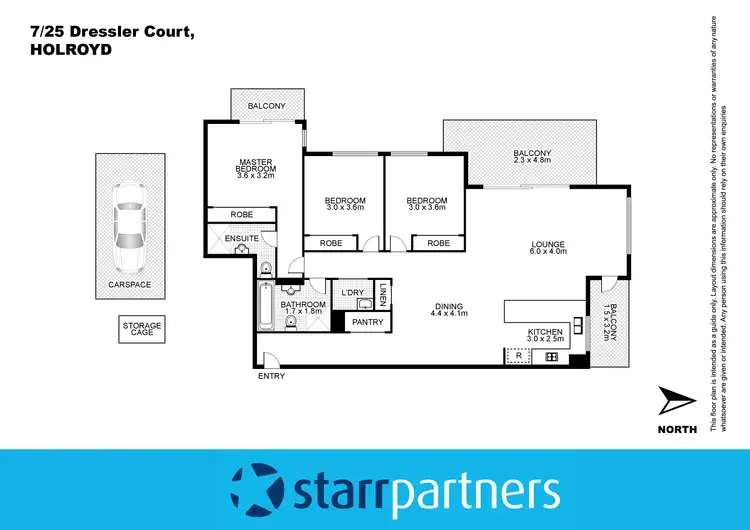 Floorplan of Homely unit listing, 7/25 Dressler Court, Merrylands NSW 2160