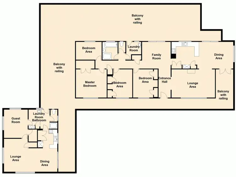 Floorplan of Homely rural property listing, 4416-4422 Mount Lindesay Highway, Munruben QLD 4125