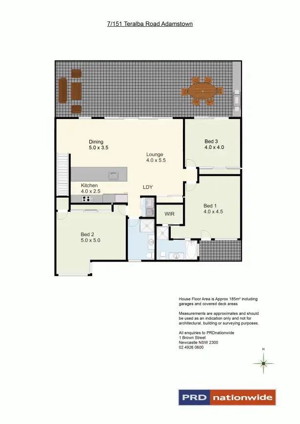 Floorplan of Homely unit listing, 7/151 Teralba Road, Adamstown NSW 2289