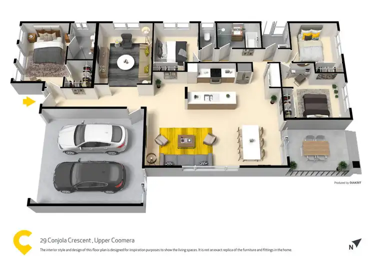 Floorplan of Homely house listing, 29 Conjola Crescent, Upper Coomera QLD 4209