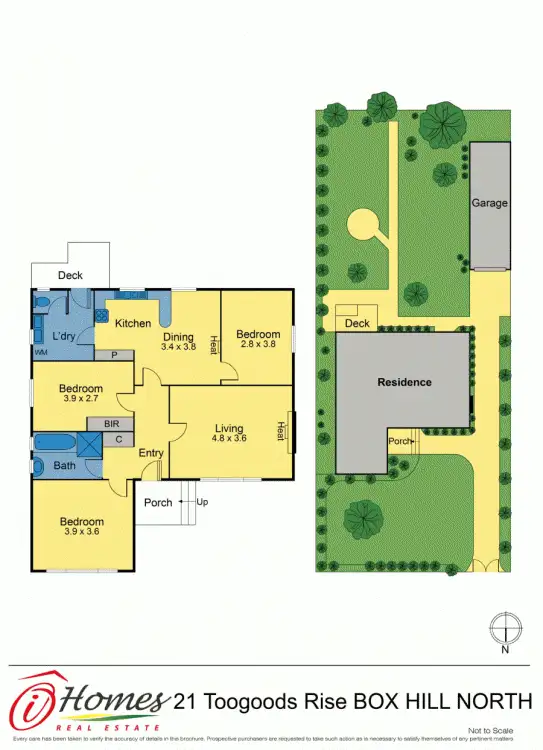 Floorplan of Homely house listing, 21 Toogoods Rise, Box Hill North VIC 3129