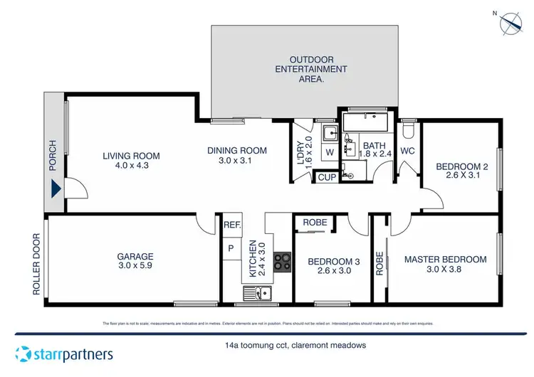 Floorplan of Homely house listing, 14A Toomung Circuit, Claremont Meadows NSW 2747