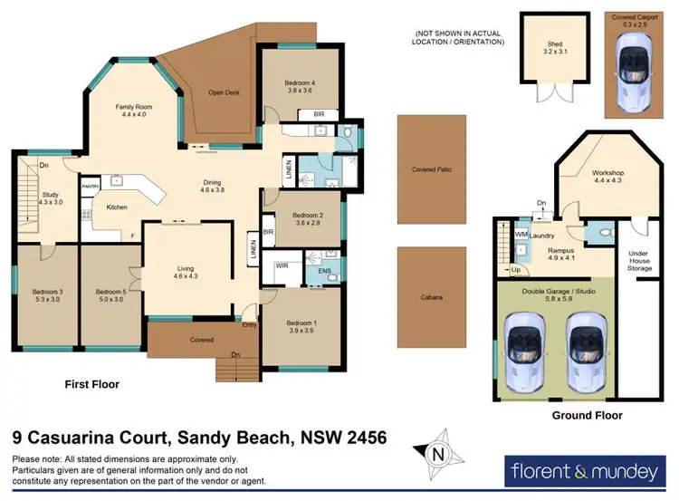 Floorplan of Homely house listing, 9 Casuarina Ct, Sandy Beach NSW 2456