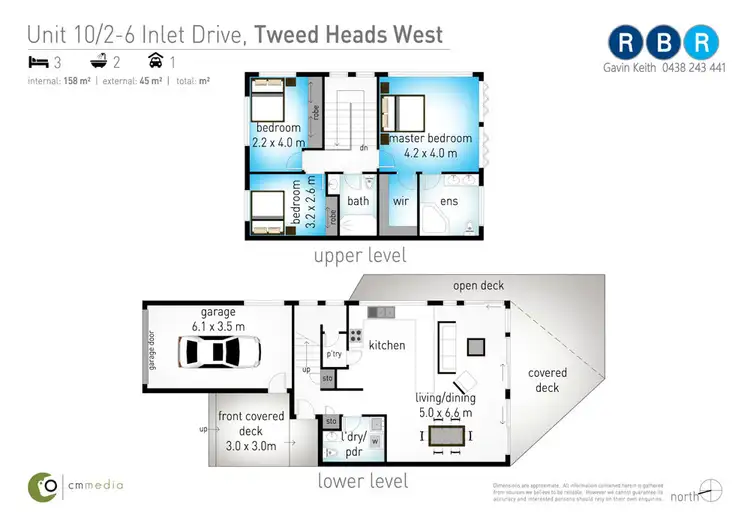 Floorplan of Homely townhouse listing, 10/2-6 Inlet Drive, Tweed Heads West NSW 2485