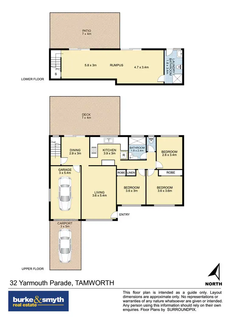 Floorplan of Homely house listing, 32 Yarmouth Parade, Tamworth NSW 2340