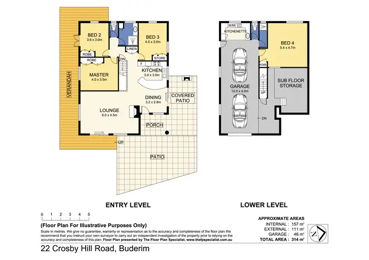 Floorplan of Homely house listing, 22 Crosby Hill Rd, Buderim QLD 4556