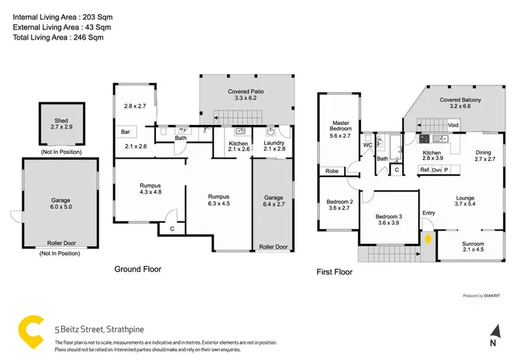 Floorplan of Homely house listing, 5 Beitz Street, Strathpine QLD 4500