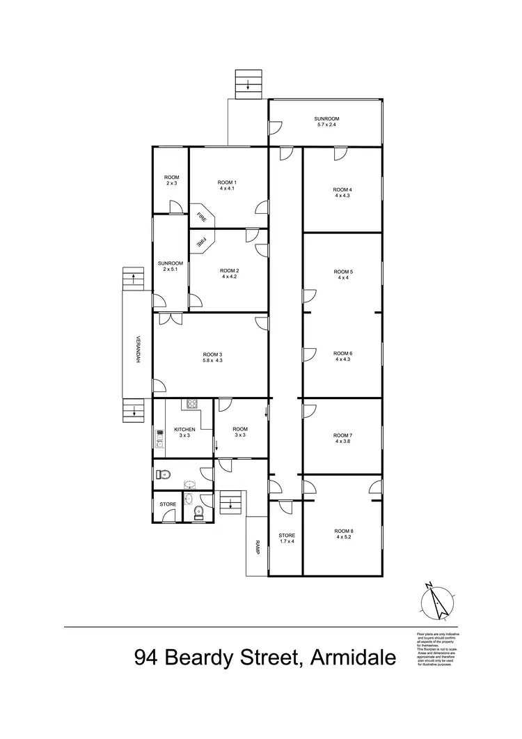 Floorplan of Homely house listing, 94 Beardy Street, Armidale NSW 2350