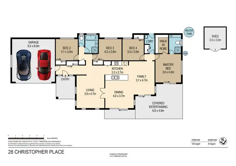 Floorplan of Homely house listing, 28 Christopher Place, Morayfield QLD 4506