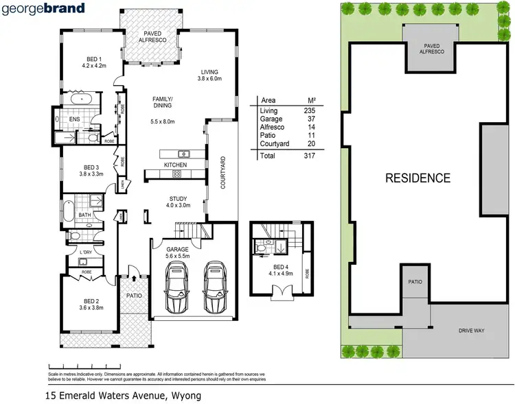 Floorplan of Homely house listing, 15 Emerald Waters Avenue, Wyong NSW 2259