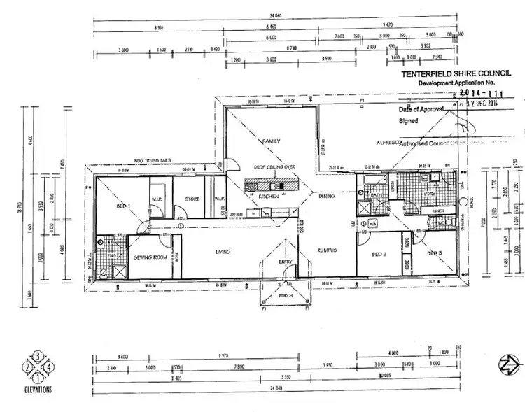 Floorplan of Homely rural property listing, 11460 Bruxner Highway, Tenterfield NSW 2372