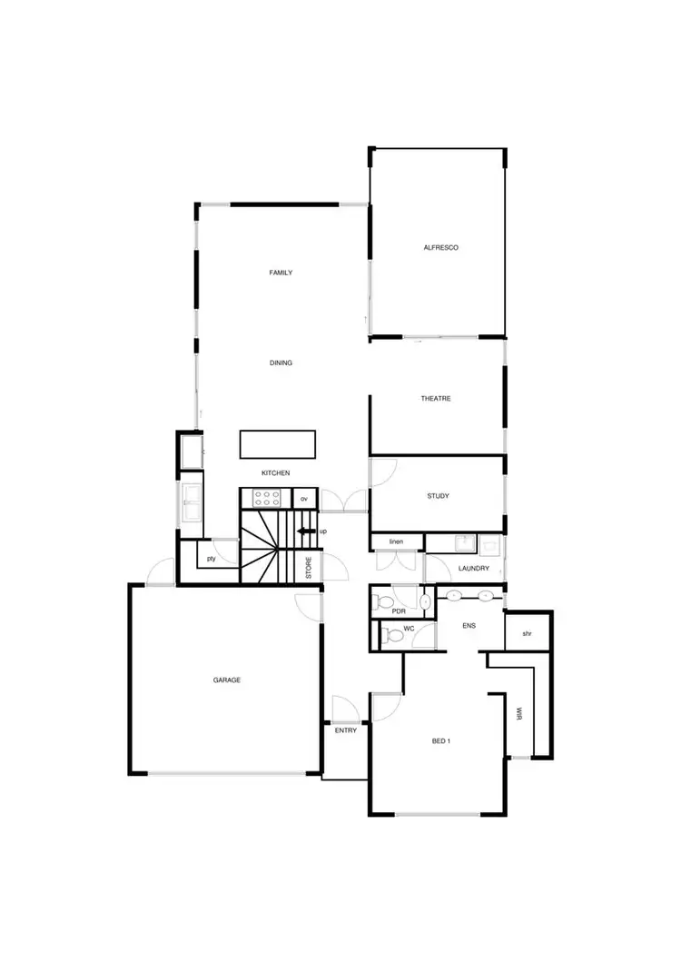 Floorplan of Homely house listing, 4 Anthus Corner, Waterford WA 6152