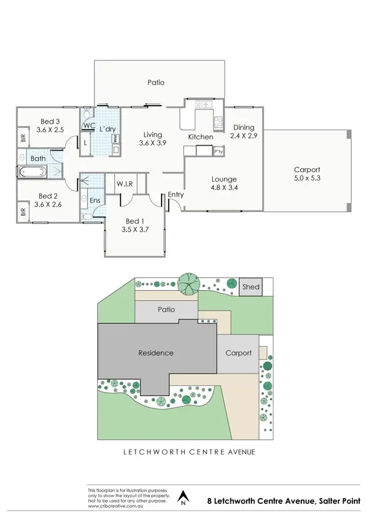 Floorplan of Homely house listing, 8 Letchworth Centre Avenue, Salter Point WA 6152