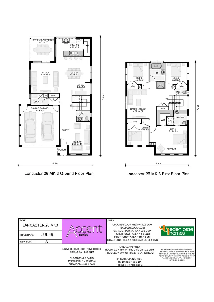 Floorplan of Homely house listing, 46 Alderton Drive, Colebee NSW 2761