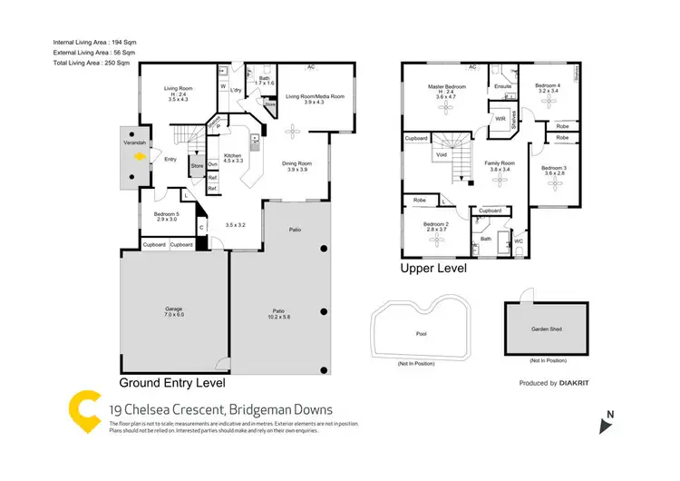 Floorplan of Homely house listing, 19 Chelsea Crescent, Bridgeman Downs QLD 4035