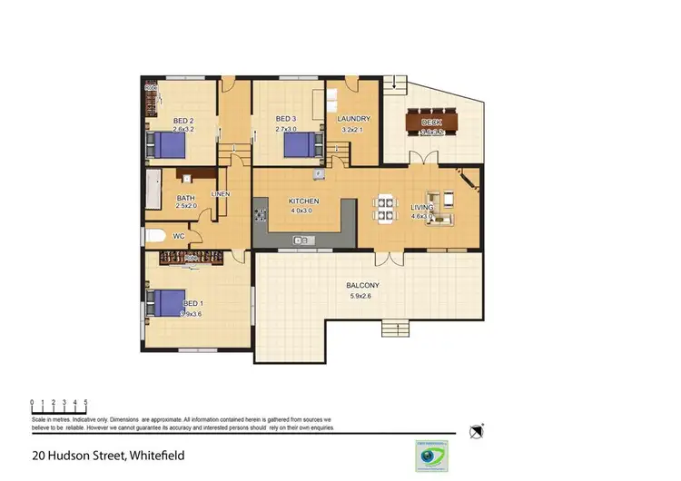 Floorplan of Homely house listing, 20 Hudson Street, Whitfield QLD 4870
