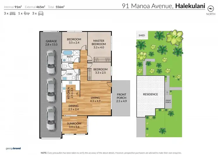 Floorplan of Homely house listing, 91 Manoa Road, Halekulani NSW 2262