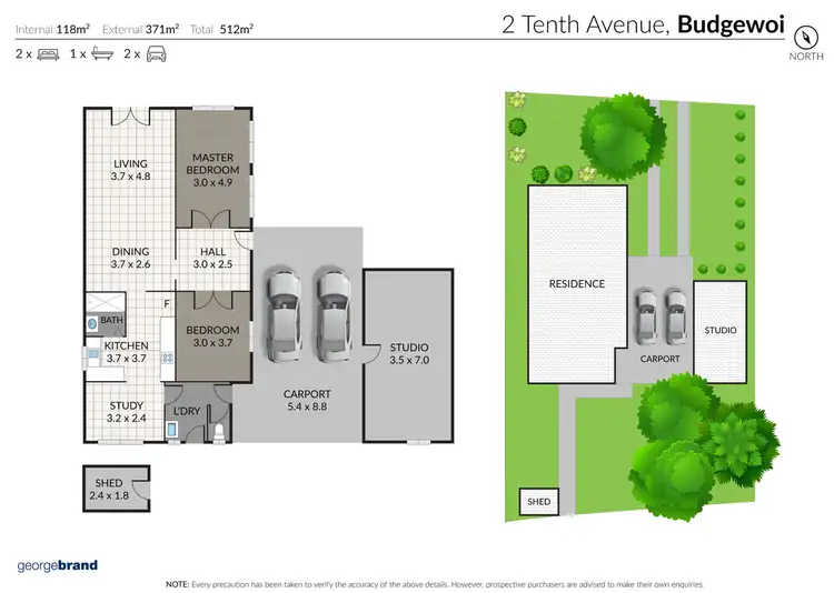 Floorplan of Homely house listing, 2 Tenth Avenue, Budgewoi NSW 2262