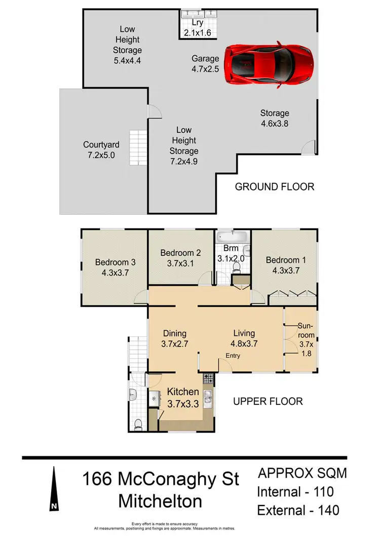 Floorplan of Homely house listing, 166 McConaghy Street, Mitchelton QLD 4053