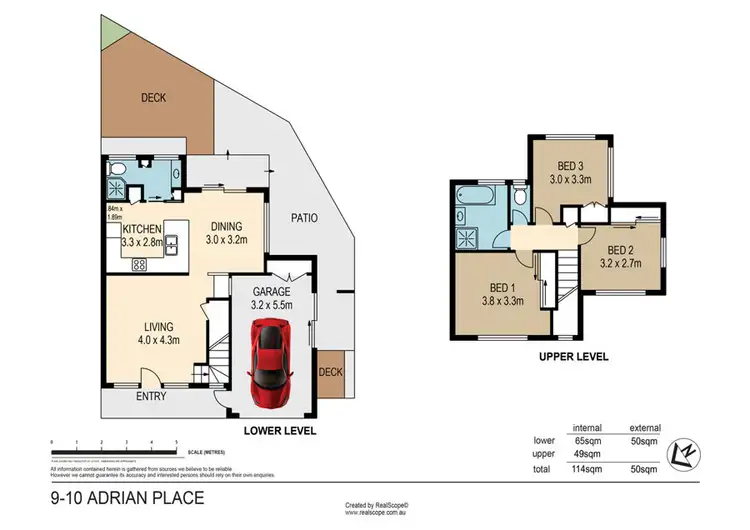 Floorplan of Homely townhouse listing, 9/10 Adrian Place, Wishart QLD 4122