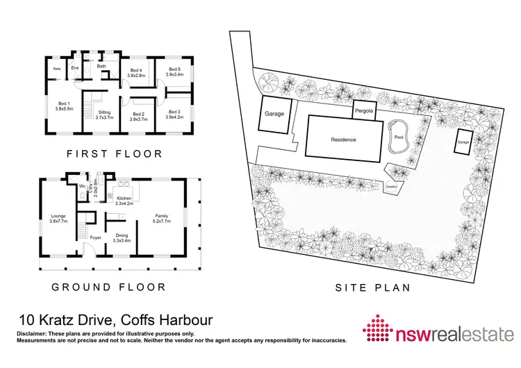 Floorplan of Homely house listing, 10 Kratz Dr, Coffs Harbour NSW 2450