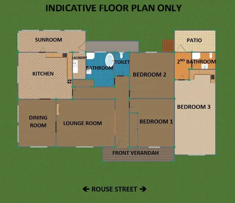 Floorplan of Homely house listing, 411 Rouse Street, Tenterfield NSW 2372