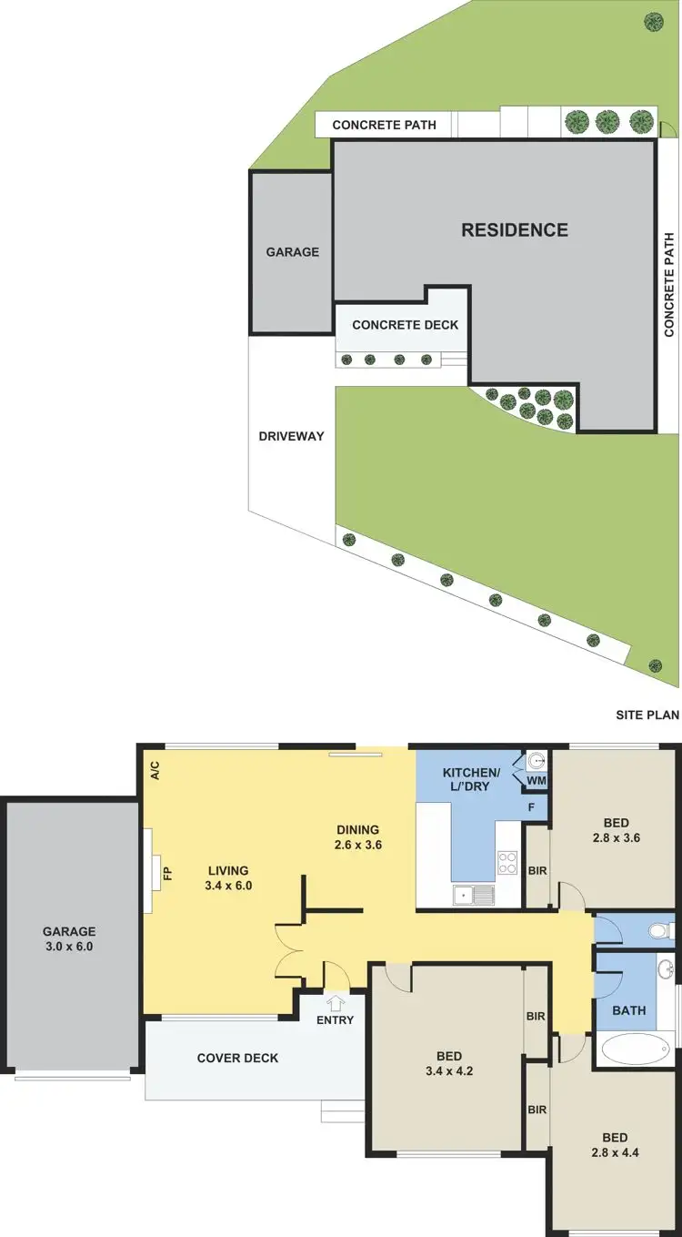 Floorplan of Homely house listing, 4 Cassia Grove, Frankston VIC 3199