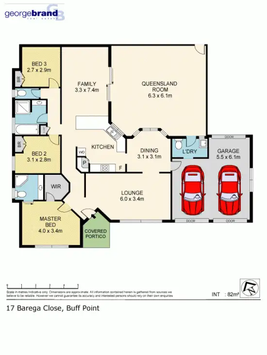 Floorplan of Homely house listing, 17 Barega Close, Buff Point NSW 2262